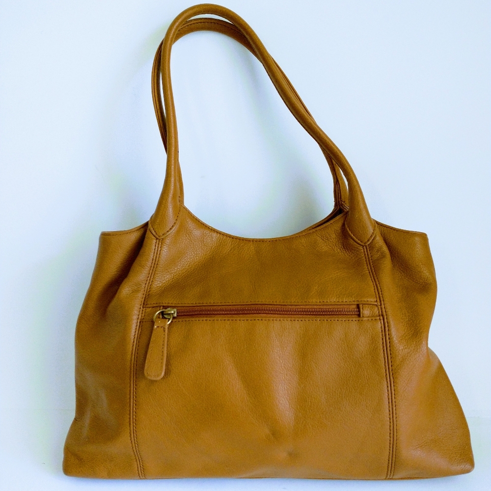 AURIELLE Leather Shoulder Bag - Picture 2 of 12